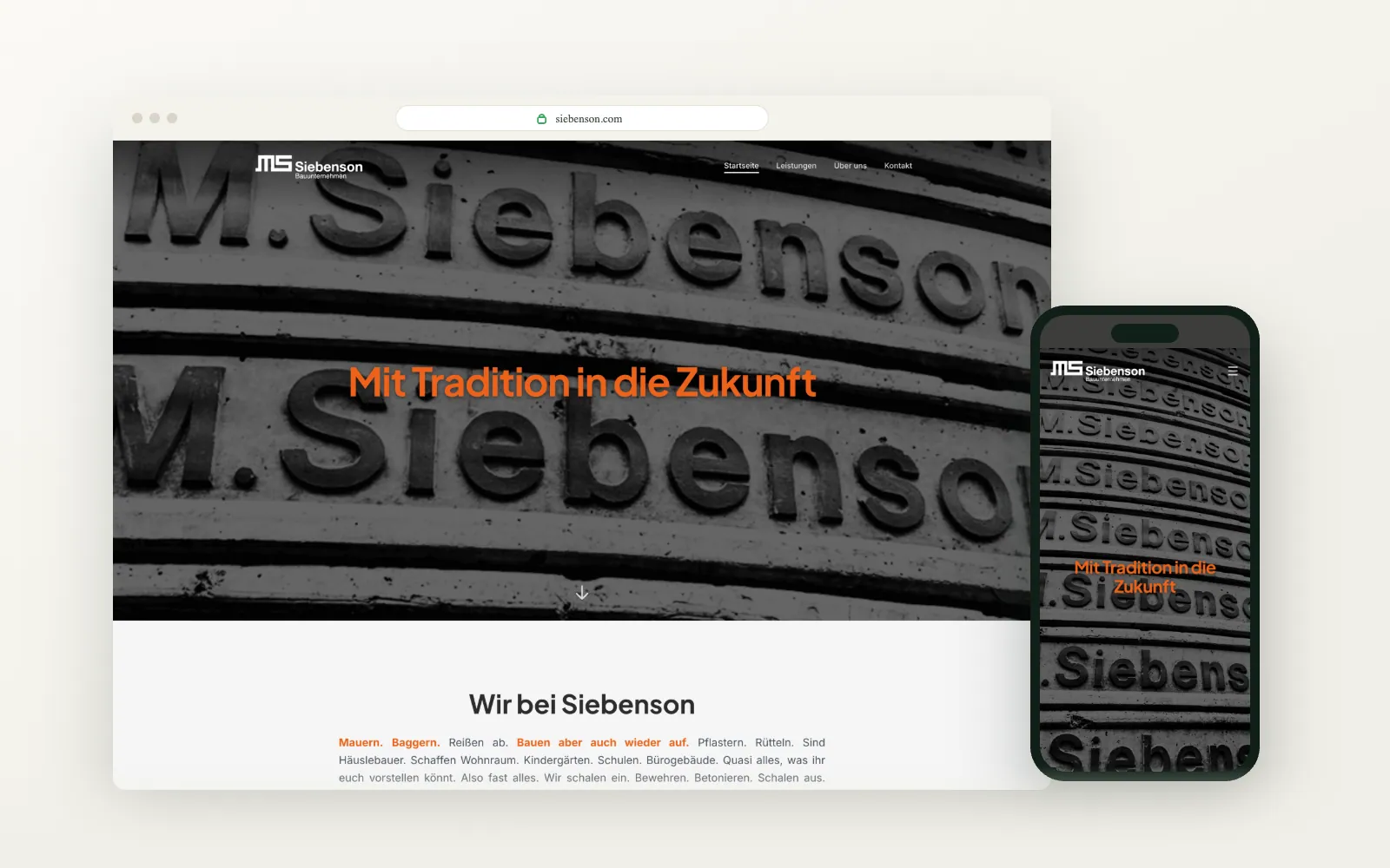 Website Relaunch für Siebenson