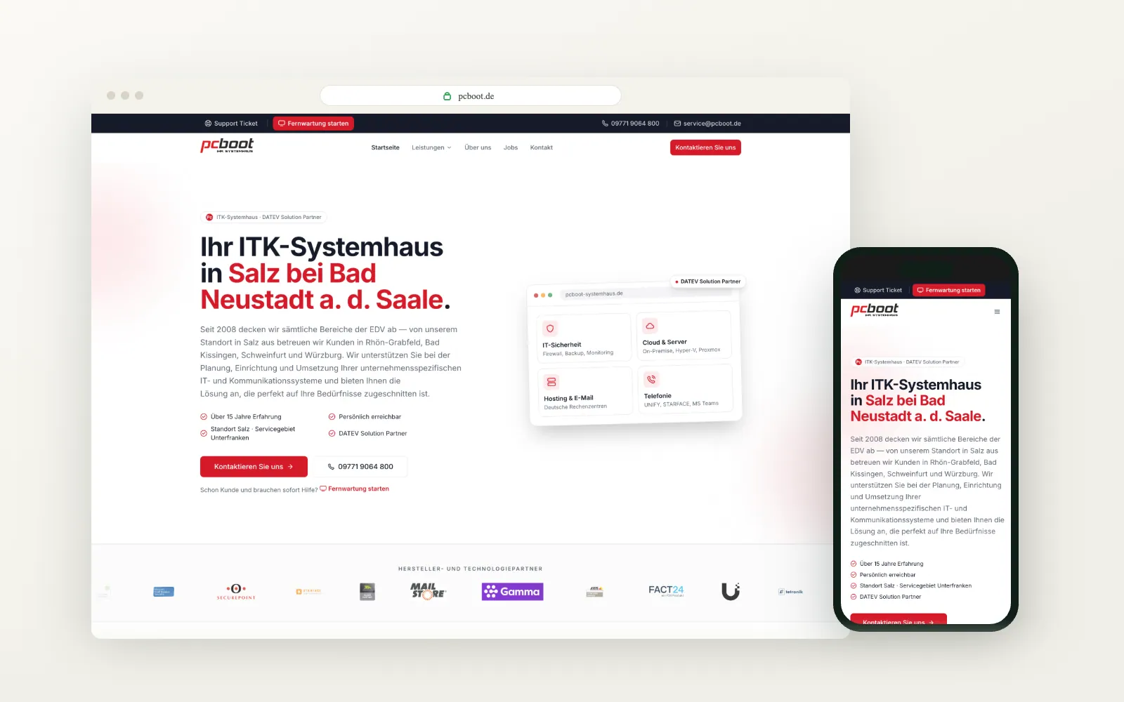 Website Relaunch für PCBoot